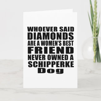CARTE SCHIPPERKE CHIEN MEILLEURS AMIS DESIGNS