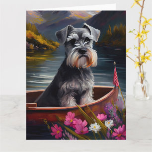 Carte Schnauzer sur une pédale : une aventure Pittoresqu