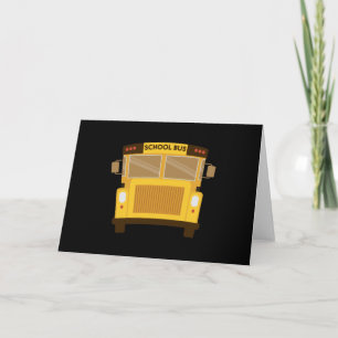 Carte School Bus Driver Funny Kids School Bus