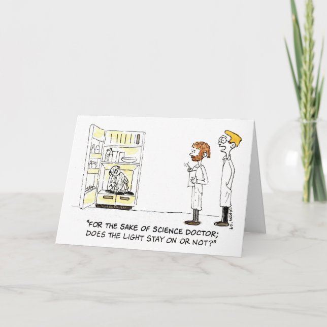 Carte Scientifique farfelu (carte d'anniversaire) (Devant)