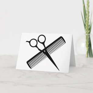 Carte Scissors et Comb