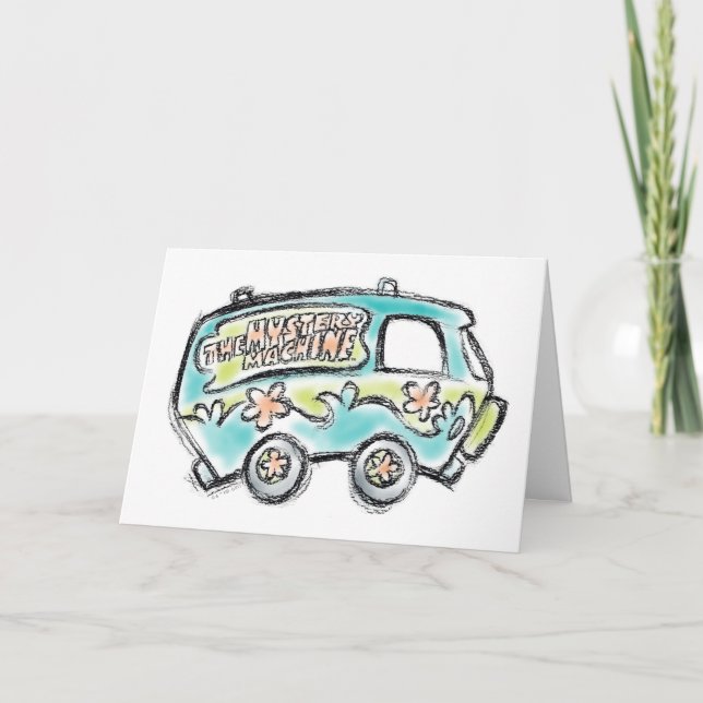 Carte Scooby-Doo | Croquis de machine mystère (Devant)