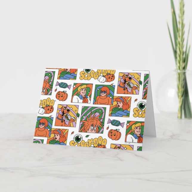 Carte Scooby-Doo Halloween Photos Motif (Devant)