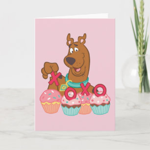 Carte Scooby Doo - Scooby XOXO Cupcakes