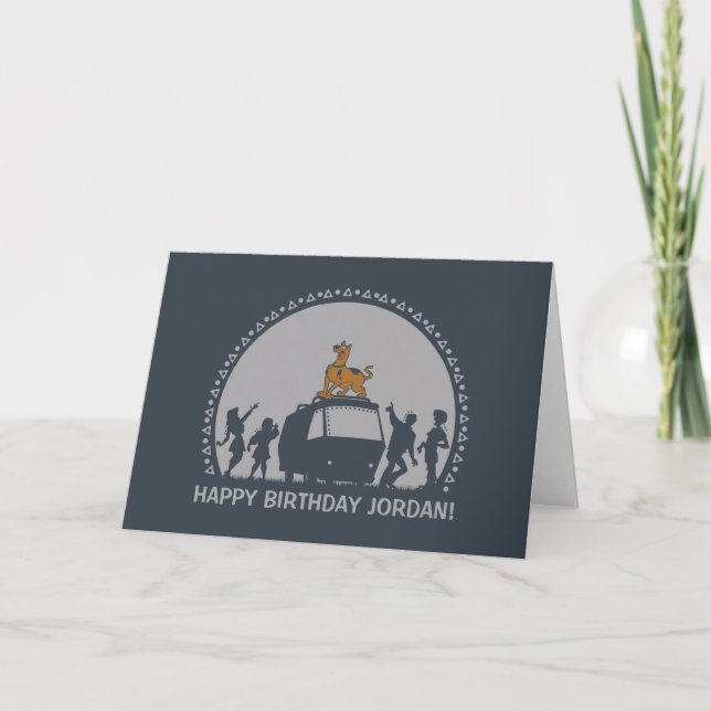 Carte Scooby-Doo Style Tribal Van Silhouette (Devant)