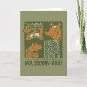 Carte Scooby-Doo Tribal Square Graphic