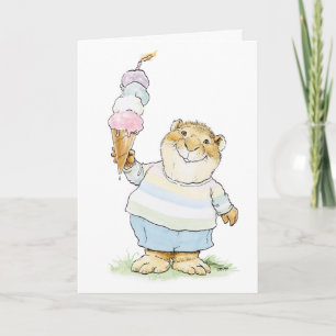 Carte Scooper-duper Birthday Muskrat Card