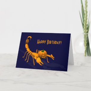 Carte Scorpion orange
