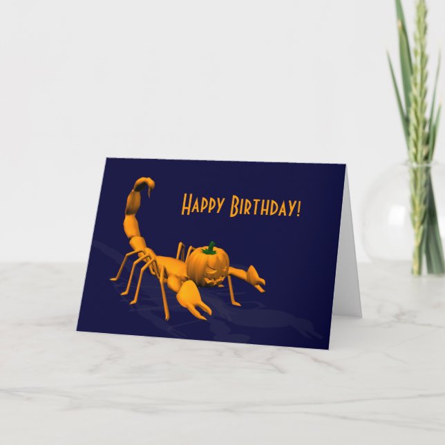 Carte Scorpion orange (Devant)