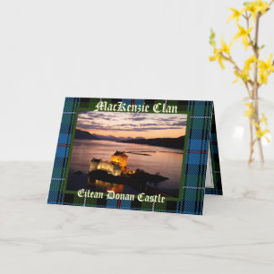 Carte Scotland Eilean Donan Castle - MacKenzie Clan Card