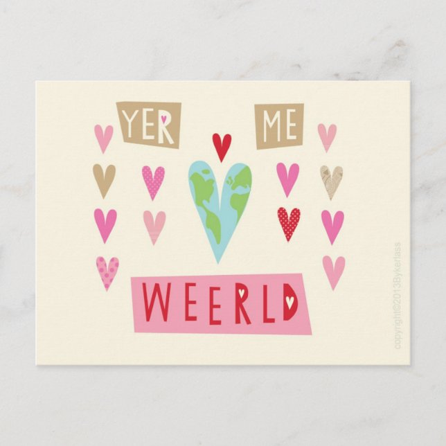 Carte Scouse de Valentine (Devant)