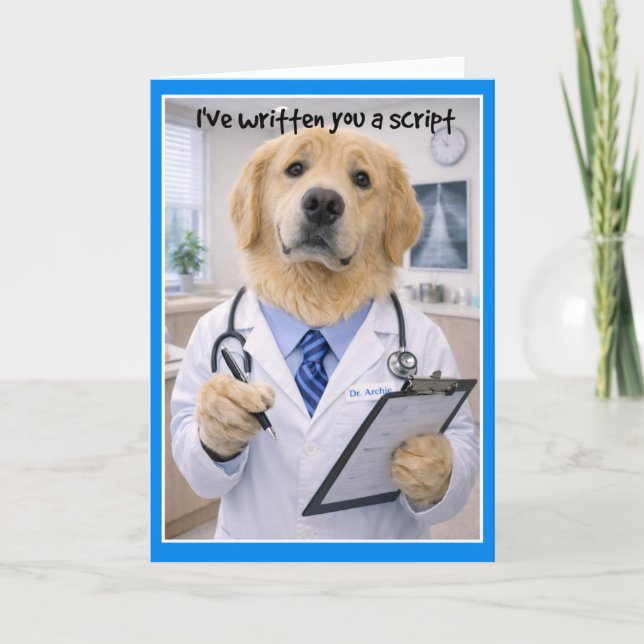 Carte Script Feel Better Get Well Card  PA-1 (Devant)