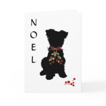 Scruffy Mutt Noel Peace & Joy Holiday Season