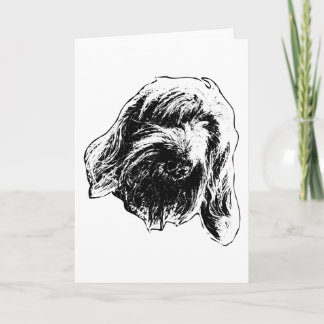 Carte Scruffy Warm Hello