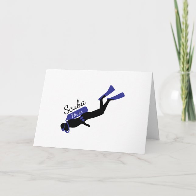 Carte Scuba Diver (Devant)