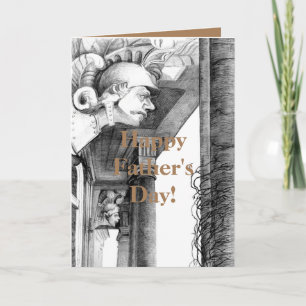 Carte Sculpture du château Crayon Art