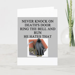 Carte sdoorbell de la mort