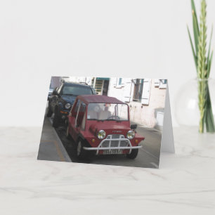 Carte Se bien bientôt - Voiture d'urgence Vintage