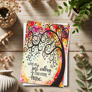 Carte Se marcher mutuellement vers la maison