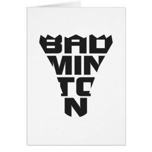 Carte se pliante de badminton