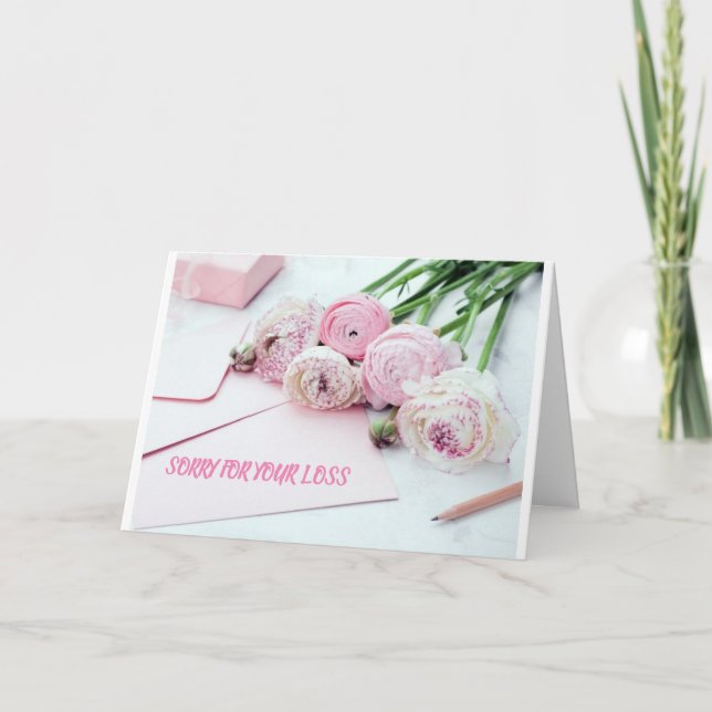 CARTE SE SOURVENIR DE VOTRE PROCHE EN TEMPS DE PERTE (Devant)