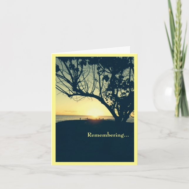 Carte Se souvenir de celui qui a fait une différence sym (Devant)