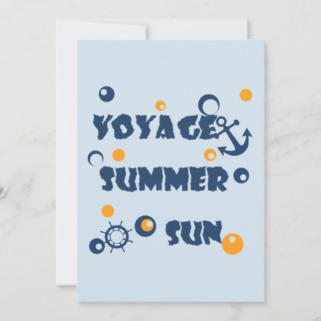 Carte Sea, travel (Devant)