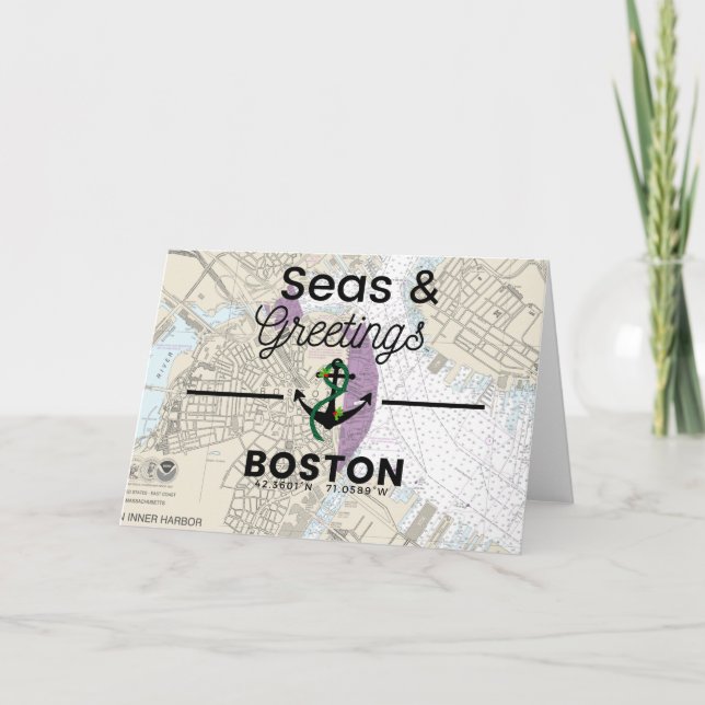 Carte Seas & Greutages - Boston (Devant)