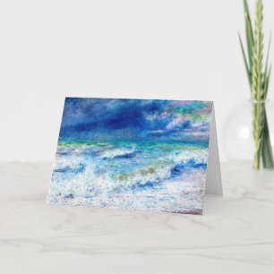 Carte Seascape, célèbre peinture de Renoir