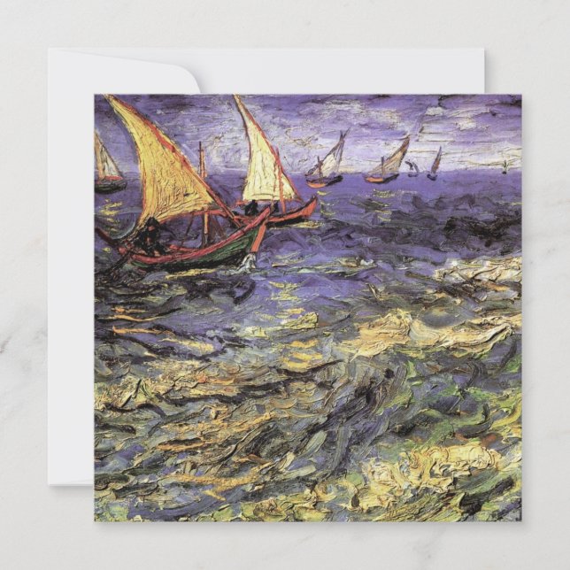 Carte Seasons à Saintes Maries par Vincent van Gogh (Devant)