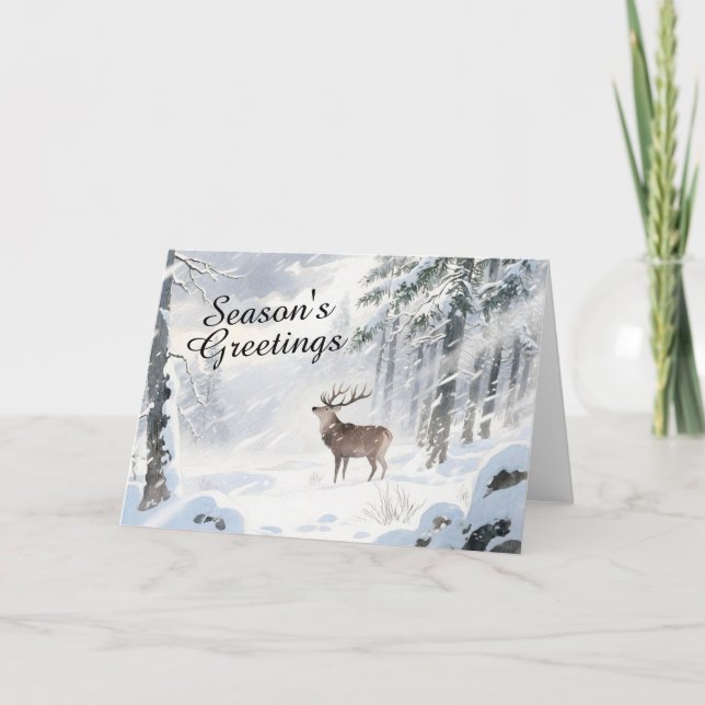 Carte Season's Greetings (Devant)