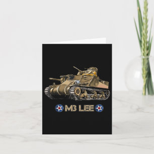 Carte Seconde Guerre mondiale American Medium Tank M3 Le