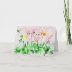 Carte Secret Pal Spring
