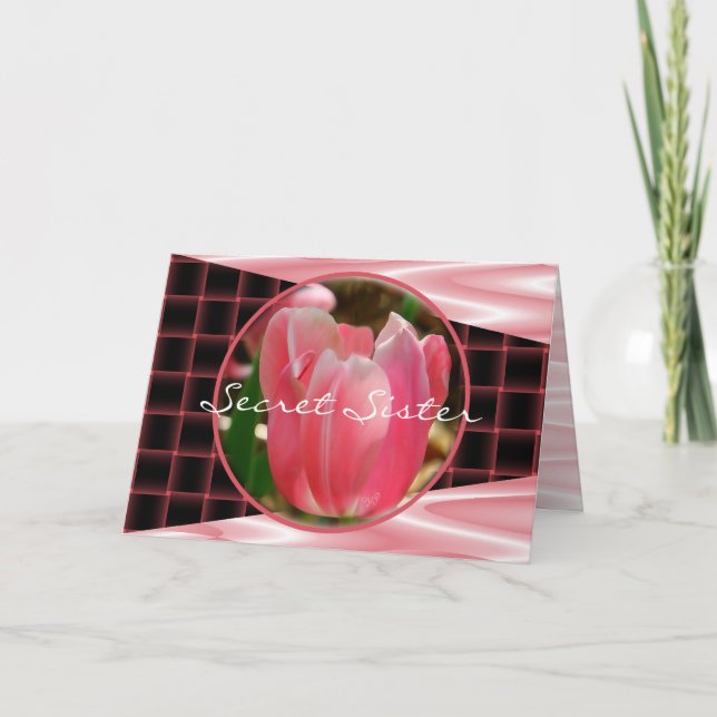Carte Secret Soeur Tulip Card-5-personnaliser toute occa (Devant)