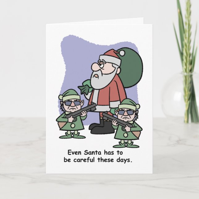 Carte Sécurité père Noël (Devant)