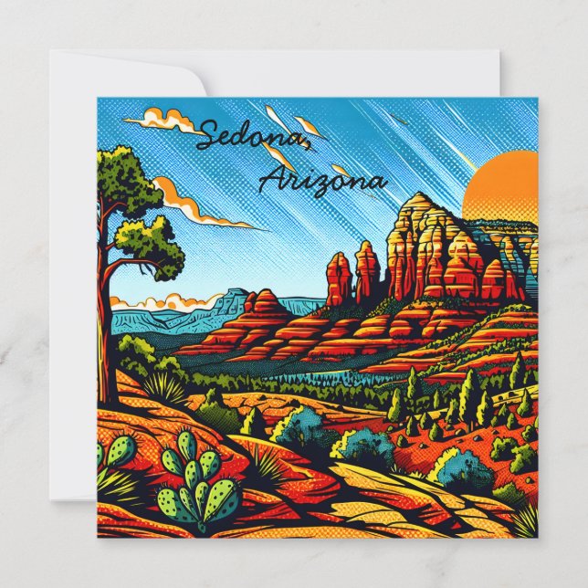 Carte Sedona, Arizona (Devant)
