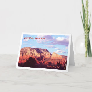 Carte Sedona 'Salutations de Pat'