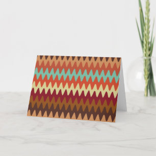 Carte Sedona Sud-Ouest Motif Wavy