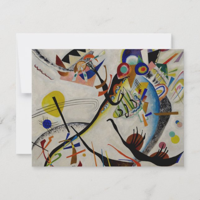 Carte Segment bleu Kandinsky (Devant)
