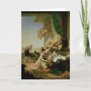 Carte Seigneur Byron reposant dans la maison