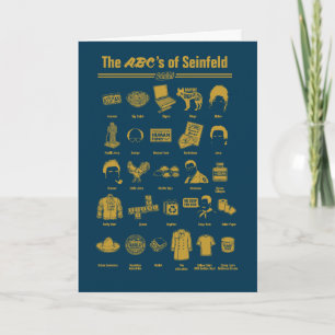 Carte Seinfeld   ABC de Seinfeld Infographie