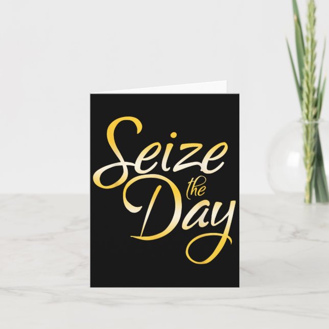 Carte Seize The Day  (Devant)