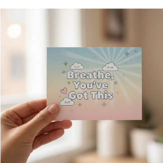 Carte Self Love Quote Flat Card