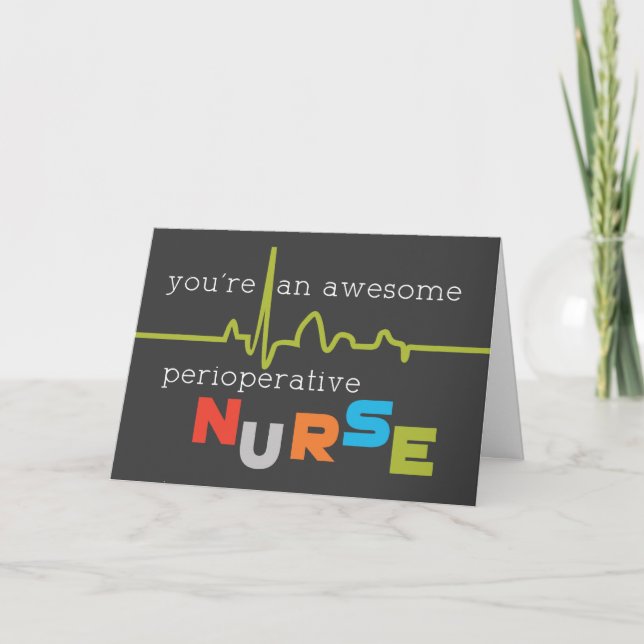 Carte Semaine de soins infirmiers Périopératoires PNW st (Devant)