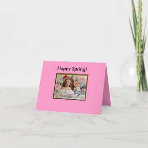 Carte Semences Fleurs, Bon Printemps !