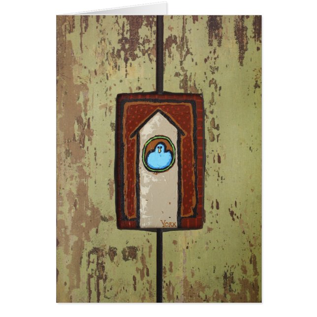 carte semi-transparente d'oiseau (Devant)