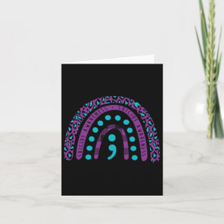 Carte Semicolon de sensibilisation au suicide - Préventi