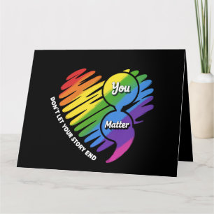 Carte Semikolon Prévention du suicide LGBTQ Santé mental