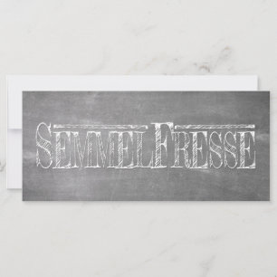 Carte Semmelfresse - blanc