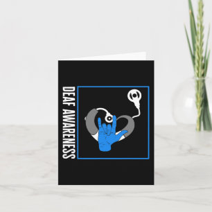 Carte Sensibilisation à la perte auditive Implant cochlé